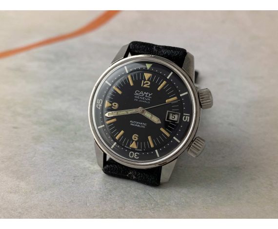 CAMY GENEVA SUPER-COMPRESSOR DIVER vintage swiss automatic watch Cal. AS 1902/03 Ref. 35066 *** SPECTACULAR ***