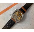HEUER SILVERSTONE Vintage Swiss Automatic Chronograph Watch Cal. 12 Ref. 110.313 COLLECTORS *** FUMÉ DIAL ***