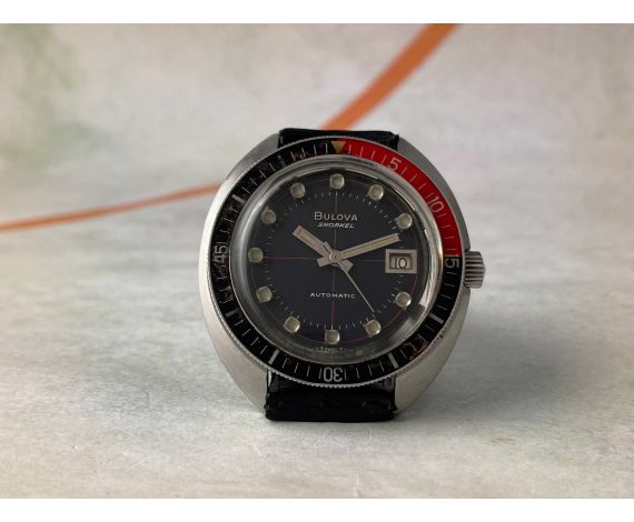 BULOVA SNORKEL 666 FEET Vintage swiss automatic watch Cal. 11BLACD Ref. 714 M9 *** DIVER ***