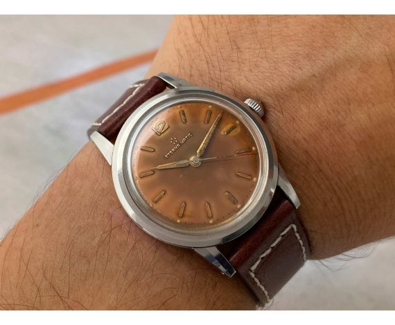 ETERNA-MATIC Vintage swiss automatic watch Cal. 1249 UC. BEAUTIFUL PATINA *** TROPICALIZED DIAL ***