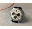 HERMO Reloj vintage suizo cronógrafo de cuerda Cal. Valjoux 72 Ref. 4072 ESTILO CAMARO *** PANDA DIAL ***