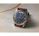 TUDOR OYSTER PRINCE DATE DAY "JUMBO" 1969 Reloj suizo antiguo automático 38 mm Ref. 7019/3 Cal. AS 1895 *** AZUL ***