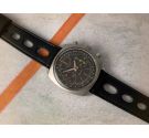 DUWARD TECHNOS RALLYE BIG EYE Reloj suizo vintage cronógrafo de cuerda Cal. Landeron 248 RAREZA *** COLECCIONISTAS ***