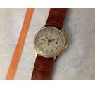 CONTY Vintage Swiss hand winding chronograph watch Cal. Landeron 39 Solid gold 18K 0.750 *** OVERSIZE ***
