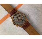 CHRONOGRAPHE SUISSE Vintage Swiss hand winding chronograph watch Cal. Landeron 55 SOLID GOLD 18K / 0.750 *** OVERSIZE ***