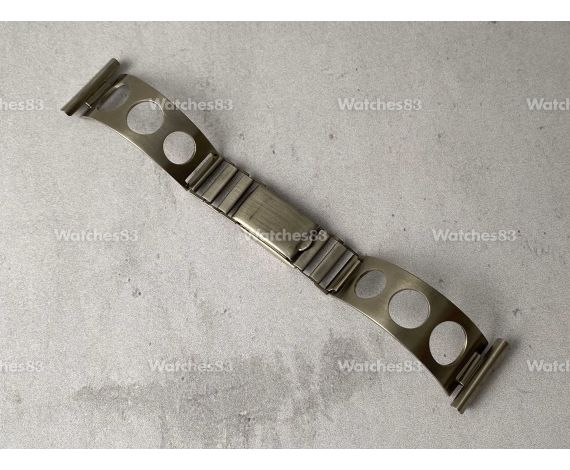 RALLYE BRACELET WITH CIRCULAR HOLES Vintage stainless steel watch strap *** 22 mm ***