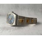 RALLYE BRACELET WITH GOLDEN CIRCLES Vintage stainless steel watch strap *** 20 mm ***