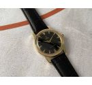 OMEGA SEAMASTER Vintage Swiss automatic watch Cal. 501 Ref. 2846-2848 SC 14K SOLID GOLD (0.585) *** BLACK DIAL ***