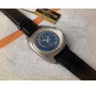 N.O.S. FORTIS EASY-MATH Reloj vintage suizo de cuerda 5ATM Cal. FHF/ST 96 Ref. 7242 COMPASS *** NUEVO DE ANTIGUO STOCK ***
