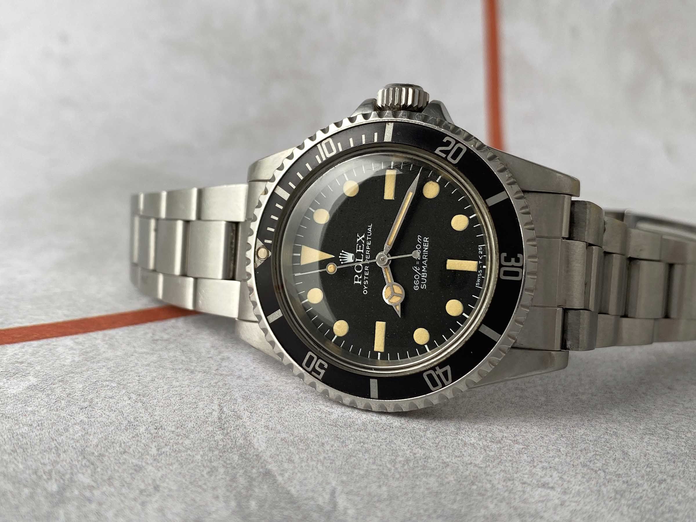 ROLEX OYSTER PERPETUAL SUBMARINER 1978 DIAL PRE COMEX Ref. 5513