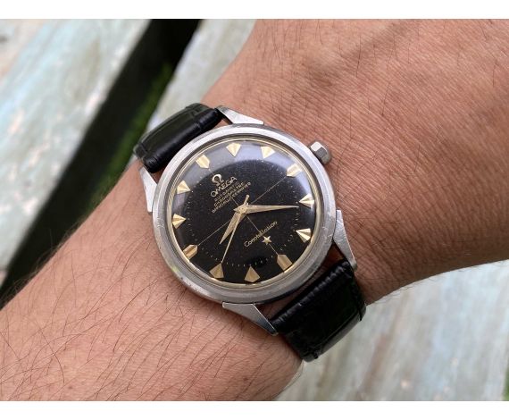 OMEGA CONSTELLATION 1954 BUMPER Cal. 354 Vintage swiss automatic watch Ref. 2782-3 SC *** BLACK DIAL ***