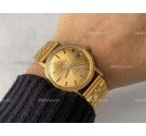 BRAZALETE DORADO CINCO CUERPOS Correa de reloj vintage de acero inoxidable *** 18 mm ***