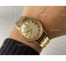 BRAZALETE ELÁSTICO DORADO 5 CUERPOS Correa de reloj vintage de acero inoxidable *** De 16 mm a 22 mm ***