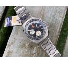 N.O.S. TISSOT NAVIGATOR Vintage automatic chronograph watch Cal Lemania 1341 Ref 45.501 PANDA DIAL REVERSE *** NEW OLD STOCK ***