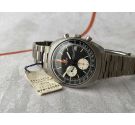NOS TISSOT NAVIGATOR Reloj vintage cronógrafo automático Lemania 1341 Ref 45.501 DIAL PANDA REVERSO *** NUEVO ANTIGUO STOCK ***