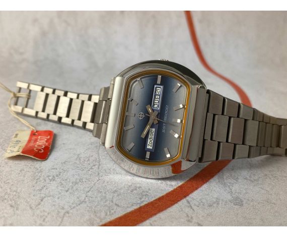 N.O.S. ZODIAC SST 36000 Reloj suizo vintage automático Cal. 86 Ref. 862 969 *** NUEVO DE ANTIGUO STOCK ***