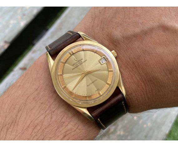 UNIVERSAL GENEVE POLEROUTER DATE 1964 Vintage swiss automatic watch Cal. 69 MICROTOR 28 JEWELS Ref. 869102/09 *** PRECIOUS ***