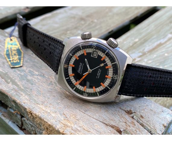 N.O.S. EXACTUS SUPERCOMPRESSOR DIVER Vintage Swiss automatic watch Cal. ETA 2782 *** NEW OLD STOCK ***