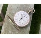 LONGINES PULSOMÈTRE 1912 Reloj suizo antiguo de cuerda. Plata 0,900. Cal. 19.73 N. COLECCIONISTAS *** 5 GRANDS PRIX ***