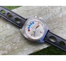 AQUASTAR GENÈVE REGATE Ref. 9851 Vintage Swiss automatic chronograph watch Lemania 1345 OVERSIZE *** PRECIOUS ***