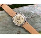 MULCO PRIMA SPILLMAN Vintage swiss hand winding chronograph watch Cal. Valjoux 22. JUMBO *** TROPICALIZED DIAL ***