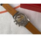 UNIVERSAL GENEVE TRI-COMPAX TRIPLE FECHA FASE LUNAR Reloj vintage de cuerda Ref. 881101/03 EXOTIC DIAL *** COLECCIONISTAS ***