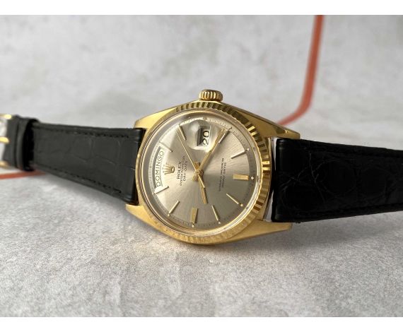 ROLEX OYSTER PERPETUAL DAY DATE PRESIDENT Ref. 1803 Reloj Vintage automático Cal. 1556 ORO 18K *** IMPRESIONANTE ESTADO ***
