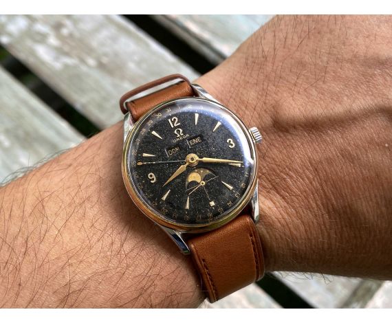 OMEGA COSMIC CO 2471-4 Vintage swiss hand wind watch Triple date Moonphase Cal. 27 DL PC. ICONIC *** EXTRACT FROM ARCHIVES ***