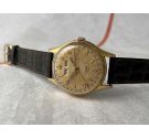 ENICAR TRIPLE DATE Ref. 160B Reloj suizo antiguo suizo de cuerda TRIPLE CALENDARIO *** DIAL TROPICALIZADO ***