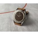 UNIVERSAL GENEVE POLEROUTER Swiss vintage automatic watch Ref. 20368/1 Cal. 218-9 CHOCOLATE *** TROPICALIZED DIAL ***