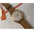 NOS KARDEX 39mm Reloj suizo vintage de cuerda OVERSIZE Plaqué OR Cal. FHF 26 *** NUEVO DE ANTIGUO STOCK ***