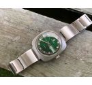 N.O.S. FESTINA Antique Swiss automatic watch 10 ATM Cal. AS 1916 GREEN DIAL *** NEW OLD STOCK ***