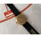 N.O.S. OMEGA GENÈVE Reloj suizo vintage de cuerda Cal. 601 SOLID GOLD 18K *** NUEVO DE ANTIGUO STOCK ***