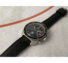 YEMA YACHTINGRAF REGATE BLUE SHIP Antique wind-up chronograph watch Cal. Valjoux 7733 *** SPECTACULAR CONDITION ***