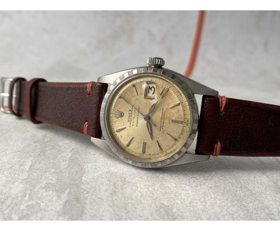 ROLEX OYSTER PERPETUAL DATEJUST SERPICO Y LAINO 1959 (circa) Ref. 6605 Reloj vintage automático Cal. 1066 *** TROPICALIZADO ***