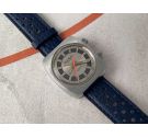 N.O.S. CRISTAL WATCH Reloj alarma suizo antiguo de cuerda Ref. 1910 *** NUEVO DE ANTIGUO STOCK ***