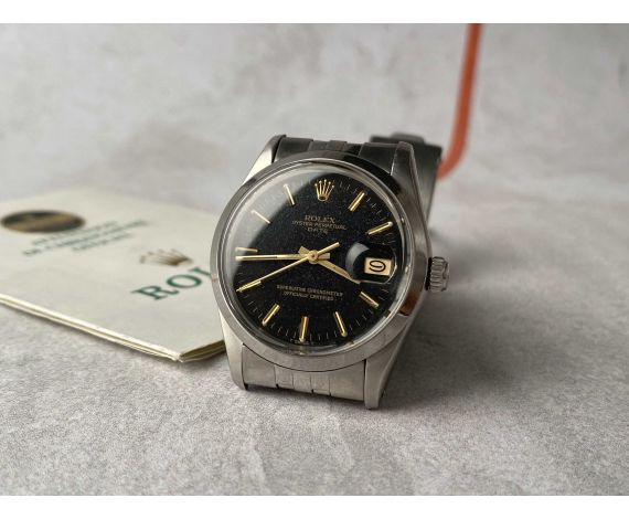ROLEX OYSTER PERPETUAL DATE 1982 (circa) Ref 15000 Reloj suizo vintage automático Cal 3035 DOCUMENTACIÓN *** TROPICALIZADO ***