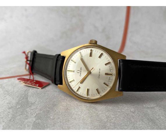 N.O.S. OMEGA GÈNEVE vintage swiss wind-up watch Ref. 135.041 Cal. 601 Plaqué OR G 20 microns *** NEW OLD STOCK ***
