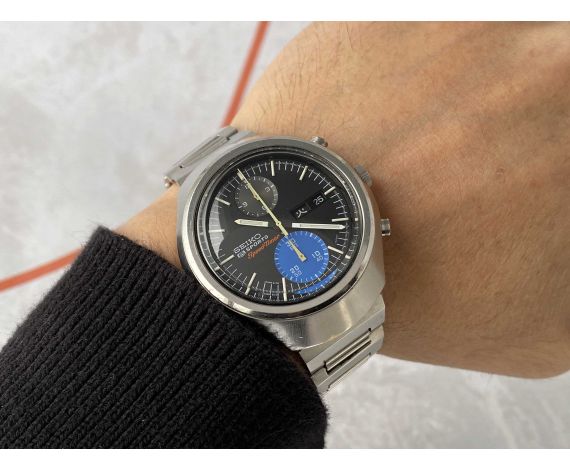 SEIKO 5 SPORTS SPEEDTIMER TOKEI ZARA Vintage automatic chronograph watch Cal 6138 Ref 6138-0020 *** SPECTACULAR CONDITION ***