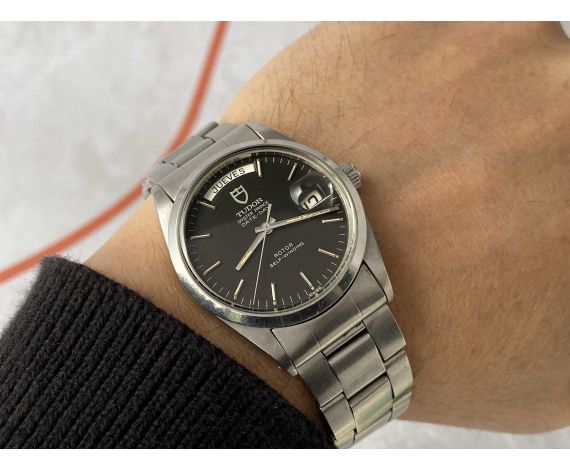 TUDOR OYSTER PRINCE DATE DAY Swiss vintage automatic watch Ref. 94500 Cal. ETA 2834-1 *** SPECTACULAR DIAL ***