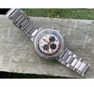 TISSOT T12 Swiss vintage wind-up Chronograph watch LEMANIA 873 Ref. 40505 *** LARGE DIAMETER ***