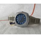 N.O.S. TISSOT PR-518 Swiss automatic vintage watch HARDENED SURFACE Ref. 46674 "BLUE CRYSTAL" *** NEW OLD STOCK ***