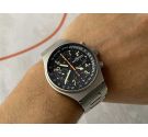 BELL & ROSS by SINN Swiss automatic chronograph watch Cal. Valjoux 7750 Ref. 144 GMT TITANIUM. OVERSIZE *** SCREW DOWN CROWN **