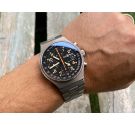 BELL & ROSS by SINN Swiss automatic chronograph watch Cal. Valjoux 7750 Ref. 144 GMT TITANIUM. OVERSIZE *** SCREW DOWN CROWN **