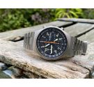 BELL & ROSS by SINN Swiss automatic chronograph watch Cal. Valjoux 7750 Ref. 144 GMT TITANIUM. OVERSIZE *** SCREW DOWN CROWN **