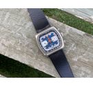 VILOR WATCH Swiss vintage wind-up chronograph watch Cal. Valjoux 7734 *** OVERSIZE ***