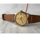 TUDOR OYSTER PRINCE DATE DAY Vintage Swiss automatic watch Ref. 94613 Steel and Gold *** LINEN DIAL ***