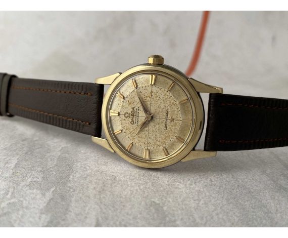 OMEGA CONSTELLATION "PIE PAN" 1959 Reloj vintage suizo automático CHRONOMETER Cal. 551 Ref. 14381-8 *** DIAL TROPICALIZADO ***