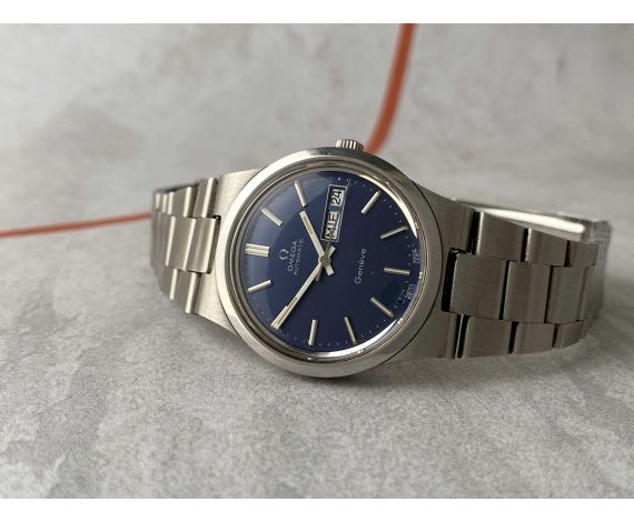 OMEGA GENÈVE Antique Swiss automatic watch Cal. 1022 Ref. 166.0174 - 366.0833 BLUE DIAL *** ALL ORIGINAL ***