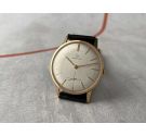 N.O.S. CERTINA Vintage Swiss hand winding watch 18K YELLOW GOLD 0.750 Cal. 28-10 LINEN DIAL *** NEW OLD STOCK ***